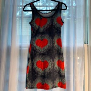Cute tight fitting heart dress